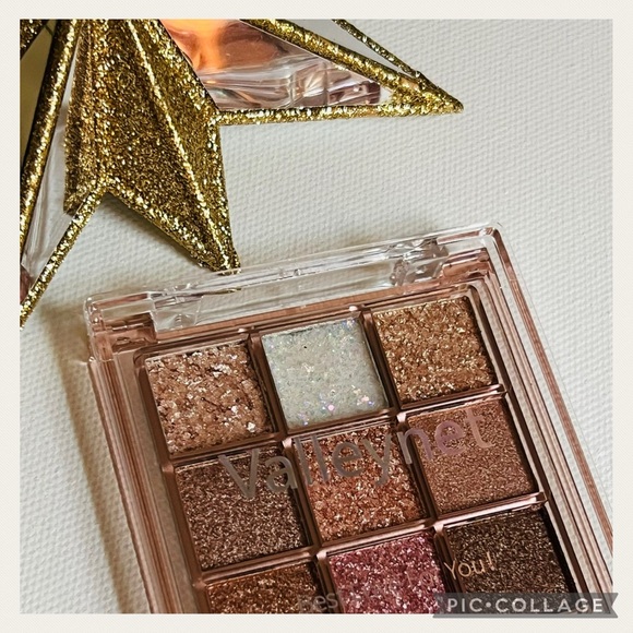 NEW Festive Sparkling Beige,Tans, Neutrals Eyeshadow Compact HP - Picture 3 of 5